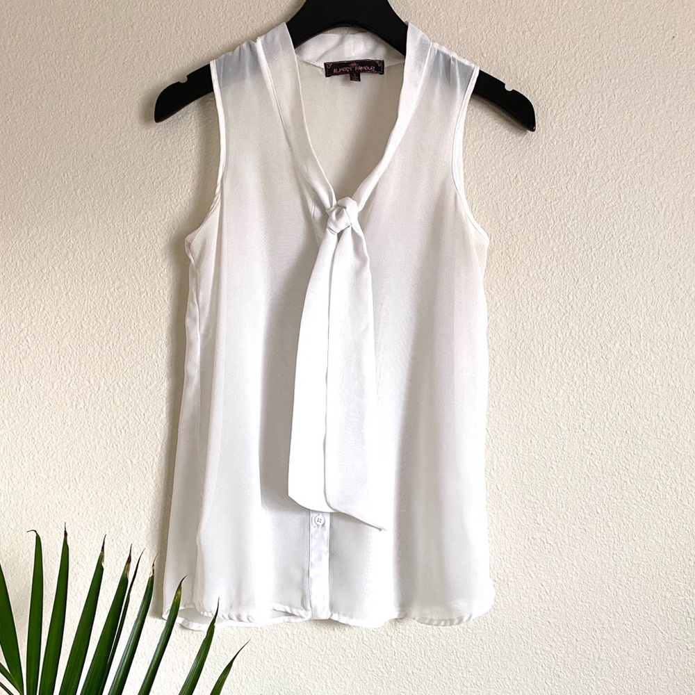 White Sheer Top